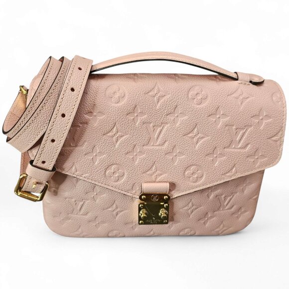 LOUIS VUITTON Metis Pochette Empreinte Rose Poudre Pink Shoulder Crossbody 2 Way - Picture 3 of 16